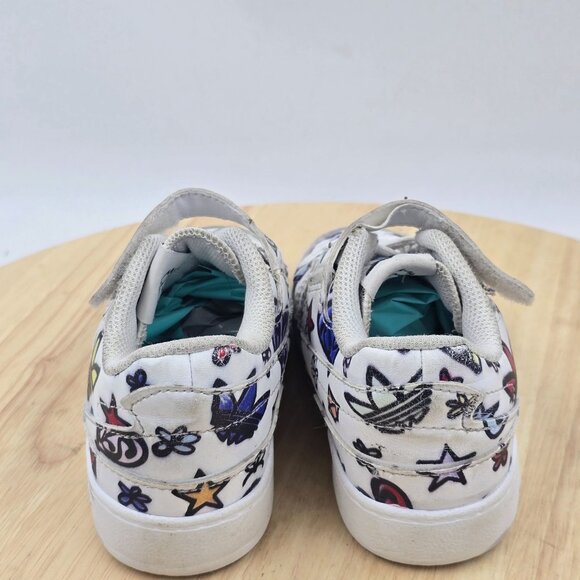 Adidas Originals Jeremy Scott Forum Low Mono I GX7177 Kids Shoes Size 9.5k - Picture 4 of 8
